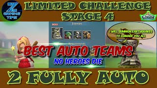 Witch Doll🧙‍♀️ Limited Challenge Stage 4 (2 Best Auto Teams) Part 1 | Dark Disaster 發條娃娃臨時冒險關卡4挑戰,