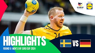 Sweden vs Germany | Round 5 | Men's EHF EURO Cup 2024
