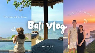 峇里島Vlog EP4 ｜到天堂住一晚，靜謐美好的Six Senses Uluwatu飯店🩵、被陽光和海洋喚醒的早晨☀️、體驗蔚藍大海上的Spa🌊