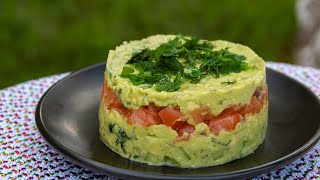 Everything is simple and delicious! / Avocado Salad with Red Fish!