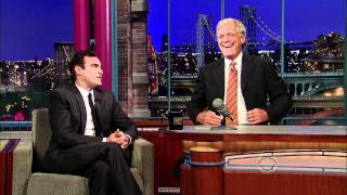 Joaquin Phoenix Return visit on David Letterman show (sept 22 - 2010) HD 1080p