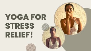 Yoga For Releasing Stress-Anulom Vilom Pranayama | Yoga For De-Stress | HerZindagi | Ira Trivedi