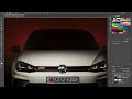 car photography lighting setup with profoto b1 flash strobe