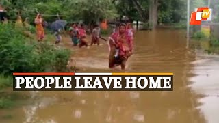 Watch: Heavy Flood In Keonjhar's Anandapur, People Move To Safer Places | OTV News