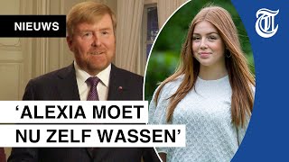 Koning over bijzonder moment: 'Amalia vindt dit heel spannend'