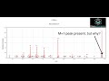 Mass Spectrometry - Understanding M+, M+1 and M+2 Peaks