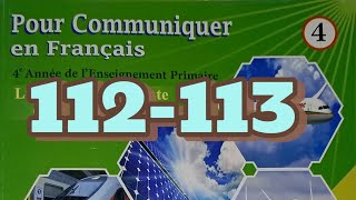 le tracteur et la moissonneuse batteuse/pour communiquer en français 4 page 112-113