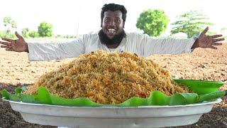 VEG BRIYANI | 4kg Vegetable briyani cooking in Village | Delicious veg briyani prepared by bhai