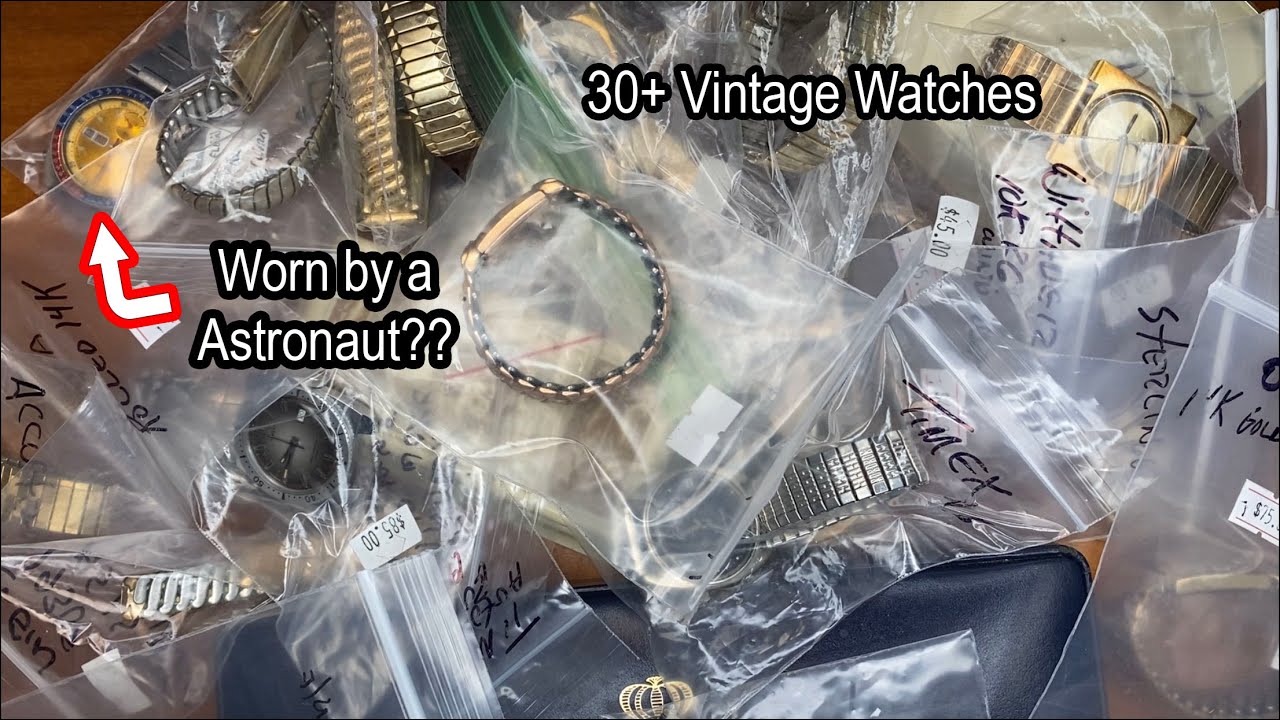 I Paid 1500 At A Flea Market For Vintage Wrist Watches Youtube