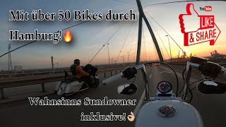 RideOut!⚜️- Mit 50 Harleys durch Hamburg! Inklusive einem Sundowner zum genießen!🌅