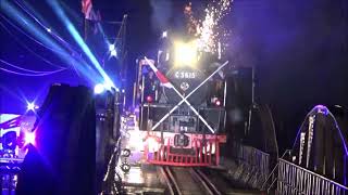 2024 06　December　Thai  Kanchanaburi Bridge steam locomotive C56　at bridge of  Kwai タイ国鉄　C56　カンチャナブリ橋