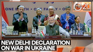 G20 Summit 2023: New Delhi declaration on war in Ukraine, economy & markets and more | WION