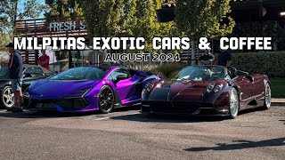 Milpitas Exotic Cars \u0026 Coffee | August 2024