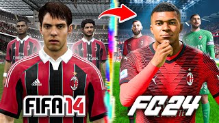 I Rebuild AC Milan From FIFA 14 to FC 24!