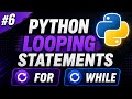 Python Loops in 5 Minutes 🚀 | For Loop and While Loop Made Easy