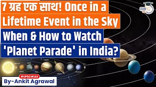 Rare planetary parade: Venus, Mars, Jupiter, Saturn, Uranus, Neptune | Explained by Ankit Agrawal