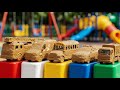 Muddy Toy Cars Car Wash Song  Learn Colors & Street Vehicles for Kids