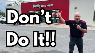 The One Thing You Should Never Buy From The Parts Store…