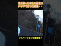 バイクで雪が残る峠道に行ったらこうなる shorts