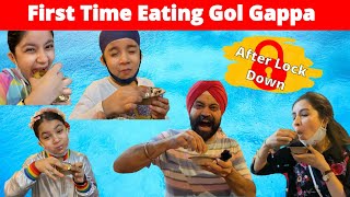 First Time Eating Gol Gappa @RS1313Shorts | RS 1313 VLOGS | Ramneek Singh 1313