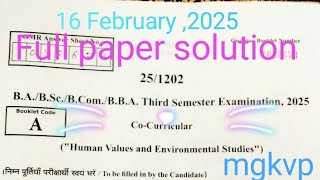 Mgkvp sem-3 co - curricular 2025 (human values and environmental studies)  BA/bsc/BBA/bcom