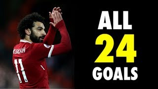 MO SALAH ALL GOALS 2017/18 • AFRICAN PLAYER OF THE YEAR • HD •