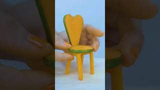 Crafting Table & Chair Set Out Of Carrot & Cucumber #shortsfeed