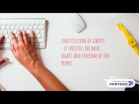 What are the essential parts of a good written constitution?