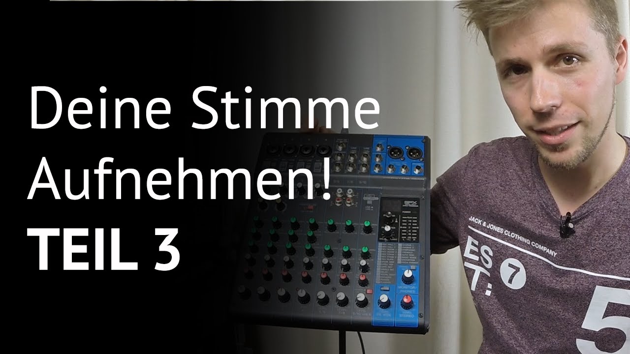 Deine Stimme Aufnehmen! Teil 3 [EinfachSingenLernen] - YouTube