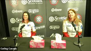 Draw 3a - CA vs NT Media Scum - 2021 Scotties Tournament of Hearts