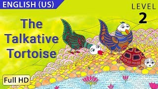 The Talkative Tortoise: Learn English (US) with subtitles - Story for Children \