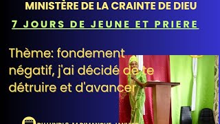 fondement negatif jai decide de te detruire et d'avancer(jour 4)