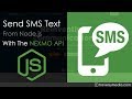 Send SMS Text Messages From Node.js