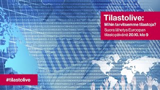 Tilastolive: Mihin tarvitsemme tilastoja?