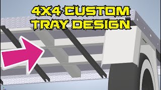 Autodesk Inventor 2023 Custom Tray Tutorial - RHS \u0026 UniStrut Mounts