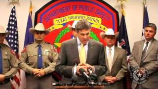 Gov. Perry Announces Highly Skilled Ranger Recon Teams as Texas Efforts to Enhance Border Security