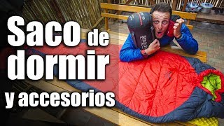 Saco de dormir y sábana saco para acampar - SALEWA SPICE -8 y THERMOLITE REACTOR PLUS