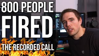 A Recording of 800 People Being Fired (Game Dev is a disaster ) | #grindreel