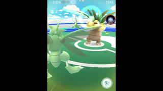 Pokemon go 道館篇 椰子樹V.S螳螂 10秒決勝互毆 by讚不絕口