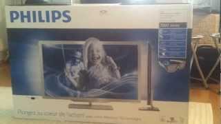 Philips 42pfl7606T unboxing (42" 3D Ambilight LED)