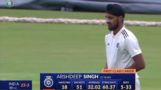 Arshdeep Singh Best Bowling Spell | Duleep Trophy 2024