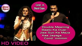 Double Meaning" CNDM"  Round of Tapsee and Anurag Kashyap during Manmarziyaan Pramotion ! Must Watch