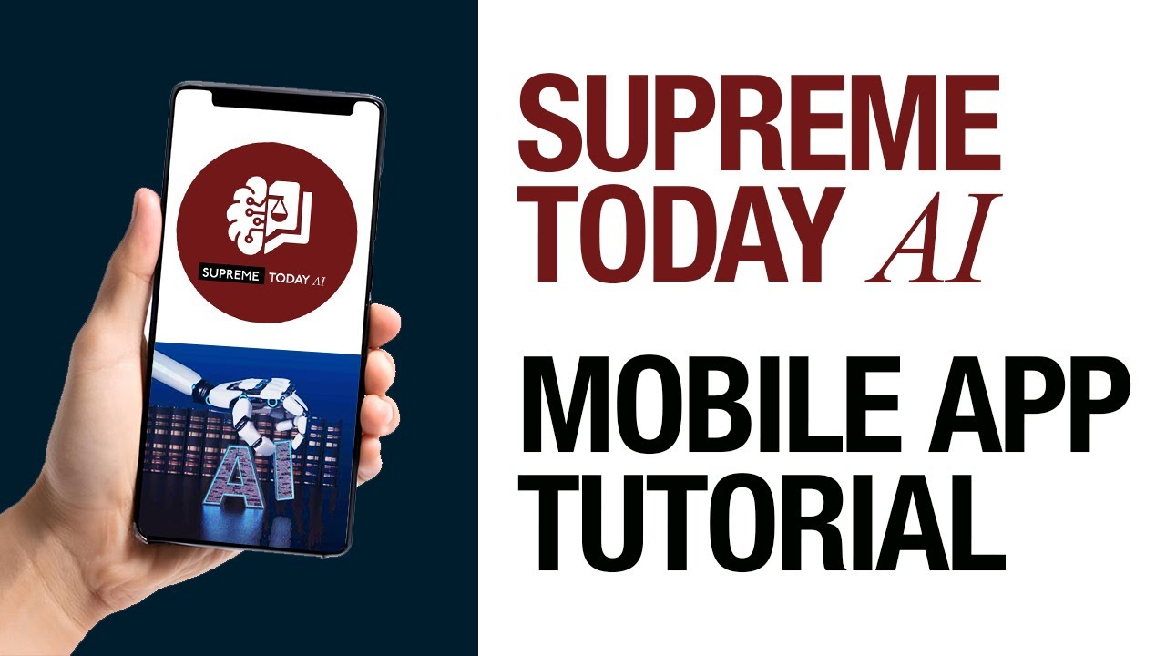 Supreme Today Ai Mobile App Tutorial Youtube