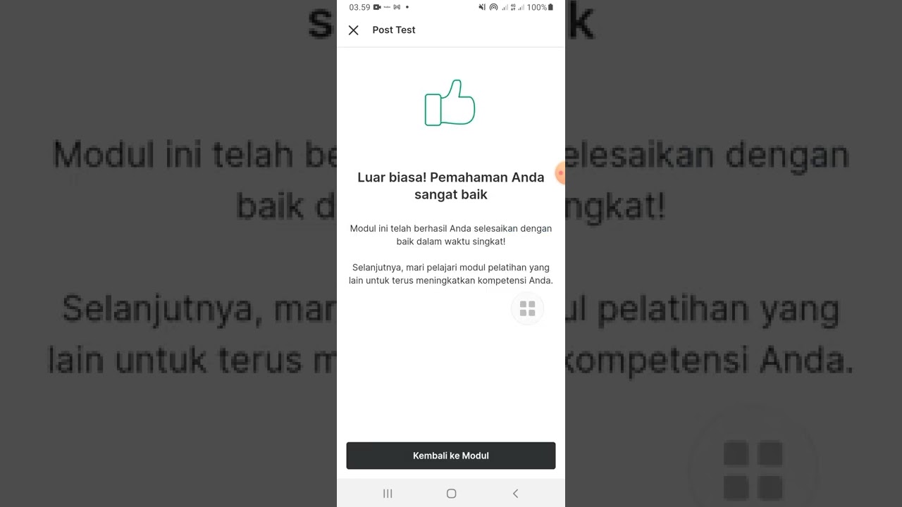 Jawaban Post Test Penyesuaian Pembelajaran Dengan Kebutuhan Dan ...