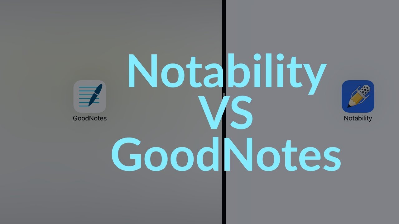 Notability Vs Goodnotes Paperless Student Youtube