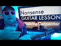 How To Play Nonsense - Sabrina Carpenter Guitar Tutorial (Beginner Lesson!)