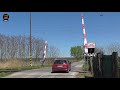 Železničné priecestie pribeta 2 sk 21.4.2019 Železniční přejezd railroad crossing