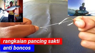 Rangkaian pancing umpan hidup/mati || target ikan tenggiri,cakalang,talang-talang