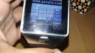 how to go internet in W007 smart watch