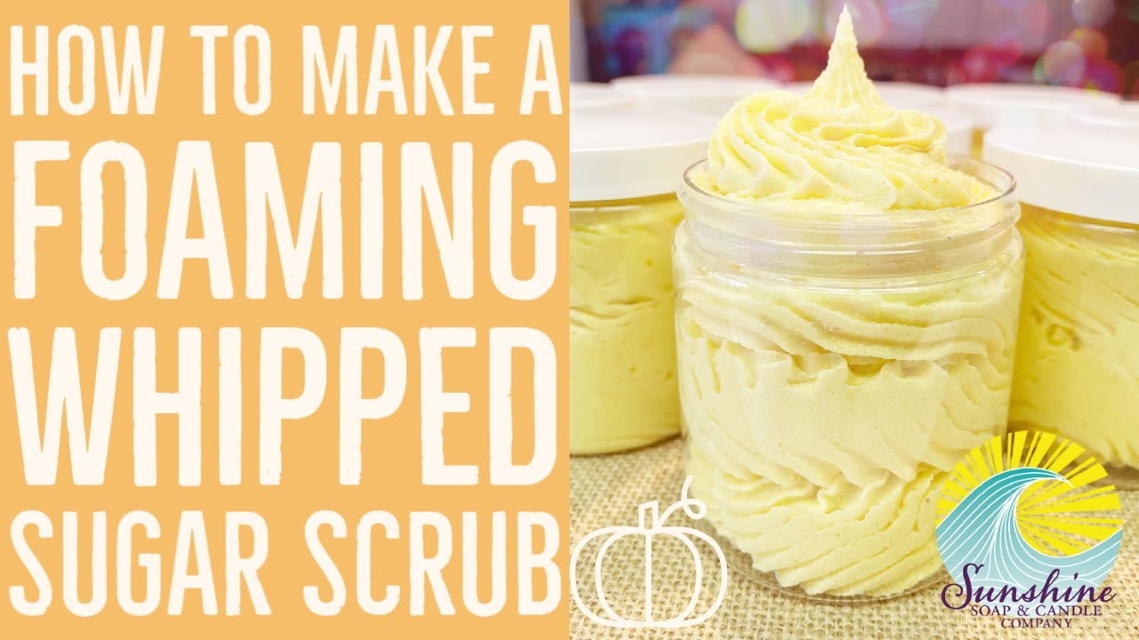 How To Make A Foaming, Whipped Sugar Scrub (A Pumpkin And Fall Inspired ...